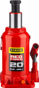 Домкрат гидравлический бутылочный "RED FORCE", 20т, 242-452 мм, STAYER 43160-20,  ( 43160-20_z01 )