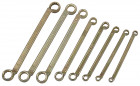 Набор накидных гаечных ключей изогнутых 8 шт, 7 - 22 мм, STAYER,  ( 27143-H8 )