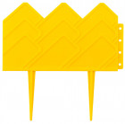 Бордюр декоративный GRINDA для клумб, 14х310см, желтый  ,  ( 422221-Y )