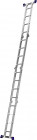Лестница-трансформер СИБИН алюминиевая, 4x4 ступени,  ( 38852 )