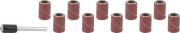 Цилиндр STAYER шлифовальный абразивный, с оправкой, d 6,25мм, Р80/120, 10шт,  ( 29919-H10 )