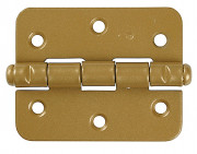 Петля накладная стальная "ПН-60", цвет золотой металлик, универсальная, 60мм,  ( 37633-60 )
