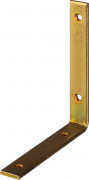 Уголок мебельный узкий УМ-4.0, 125х125х20 х 4мм, желтый цинк, ЗУБР, ( 31031-125 )