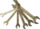 Набор рожковых гаечных ключей 6 шт, 8 - 24 мм, STAYER,  ( 27041-H6 )