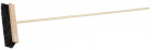 Щетка ЗУБР уличная деревянная с ручкой, волокно 90мм, ПЭТ, 140см, 40х7см,  ( 39191-40 )