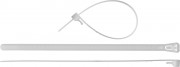 Кабельные стяжки разъемные белые КСР-Б1, 7.5 x 200 мм, 100 шт, нейлоновые, ЗУБР Профессионал,  ( 309240-75-200 )