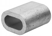 Зажим троса DIN 3093 алюминиевый, 4мм, 75 шт, ЗУБР,  ( 4-304475-04 )