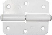 Петля накладная стальная "ПН-85", цвет белый, правая, 85мм,  ( 37641-85R )