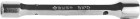 Ключ торцовый ЗУБР "МАСТЕР" двухсторонний, усиленный, шестигранный профиль, 8х10мм,  ( 27190-08-10 )