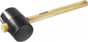 Киянка STAYER резиновая черная с деревянной ручкой, 900г,  ( 20505-90 )