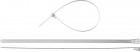 Кабельные стяжки разъемные белые КСР-Б1, 7.5 x 300 мм, 100 шт, нейлоновые, ЗУБР Профессионал,  ( 309240-75-300 )