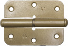 Петля накладная стальная "ПН-85", цвет золотой металлик, левая, 85мм,  ( 37643-85L )