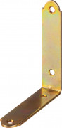 Уголок мебельный узкий УМ-2.0, 75х75х17 х 2мм, желтый цинк, ЗУБР, ( 31031-75 )