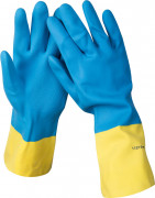 Перчатки STAYER латексные с неопреновым покрытием, экстрастойкие, с х/б напылением, размер XL ,  ( 11210-XL )