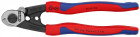 Ножницы для резки проволочных тросов 190 мм, KNIPEX,  ( KN-9562190 )