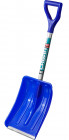 СИБИН АВТО-28 автомобильная снеговая лопата, пластиковая с алюминиевой планкой,  алюминиевый черенок, V-ручка, 280 мм.,  ( 421850 )