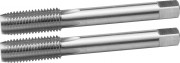 Метчики ЗУБР "ЭКСПЕРТ" машинно-ручные, комплектные для нарезания метрической резьбы в сквозных отверстиях, М14х2,0, 2шт ,  ( 4-28007-14-2.0-H2 )
