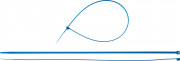Кабельные стяжки синие КС-С1, 4.8 x 400 мм, 100 шт, нейлоновые, ЗУБР Профессионал,  ( 309070-48-400 )