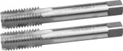 Метчики ЗУБР "ЭКСПЕРТ" машинно-ручные, комплектные для нарезания метрической резьбы в сквозных отверстиях, М18х2,5, 2шт ,  ( 4-28007-18-2.5-H2 )