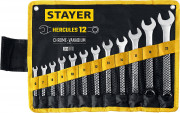 Набор комбинированных гаечных ключей 12 шт, 6 - 22 мм, STAYER HERCULES ( 27081-H12_z01 )