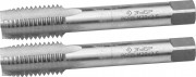 Метчики ЗУБР "ЭКСПЕРТ" машинно-ручные, комплектные для нарезания метрической резьбы в сквозных отверстиях, М20х2,5, 2шт ,  ( 4-28007-20-2.5-H2 )