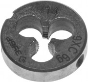 Плашка ЗУБР "МАСТЕР" круглая ручная для нарезания метрической резьбы, М4 x 0,7 ,  ( 4-28022-04-0.7 )