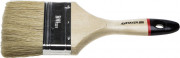 Кисть плоская STAYER "UNIVERSAL-EURO", светлая натуральная щетина, деревянная ручка,100мм,  ( 0102-100 )