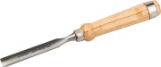 Стамеска-долото ЗУБР "ЭКСПЕРТ" полукруглая с деревянной ручкой, хромованадиевая сталь, 16мм,  ( 1822-16_z01 )