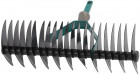 Грабли двухсторонние RACO "MAXI", с быстрозажимным механизмом, 22 зубца / 350мм,  ( 4230-53839 )
