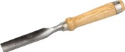 Стамеска-долото ЗУБР "ЭКСПЕРТ" полукруглая с деревянной ручкой, хромованадиевая сталь, 25мм,  ( 1822-25_z01 )