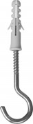 Дюбель распорный полипропиленовый, тип "ЕВРО", в комплекте с шурупом-полукольцом, 8 х 40 / 5 х 75 мм, 70 шт, ЗУБР,  ( 30685-08-40 )