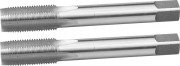 Метчики ЗУБР "ЭКСПЕРТ" машинно-ручные, комплектные для нарезания метрической резьбы, М14 x 1,25, 2шт,  ( 4-28007-14-1.25-H2 )
