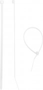 Кабельные стяжки белые КС-Б1, 4.5 x 180 мм, 100 шт, нейлоновые, ЗУБР Профессионал,  ( 309010-45-180 )