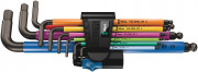 950 SPKL/9 SM HF Multicolour Набор Г-образных ключей, метрических, BlackLaser, с фиксирующей функцией, 9 предм.,  WERA,  ( WE-022210 )