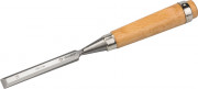 Стамеска-долото "СТ 500" с деревянной ручкой, хромованадиевая, 16мм, ЗУБР,  ( 18096-16 )