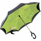 Зонт-трость обратного сложения, эргономичная рукоятка с покрытием Soft ToucH Palisad, ( 69700 )