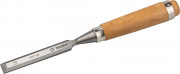 Стамеска-долото "СТ 500" с деревянной ручкой, хромованадиевая, 18мм, ЗУБР,  ( 18096-18 )