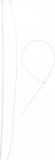 Кабельные стяжки белые КС-Б1, 4.8 x 500 мм, 100 шт, нейлоновые, ЗУБР Профессионал,  ( 309010-48-500 )