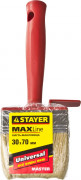 Макловица STAYER "MASTER" UNIVERSAL, светлая щетина, пластмассовый корпус, 3х7см,  ( 01824-07 )