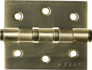 Петля универсальная ЗУБР "ЭКСПЕРТ", 2 подшипника, цвет мат. латунь (SB), с крепежом, 75х63х2,5мм, 2 шт,  ( 37601-075-3 )