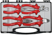 Набор KRAFTOOL Губцевые инструменты "AVIA", диэлектрические ручки 1000 В, 4 предмета,  ( 22002-H4 )