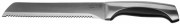 Нож LEGIONER "FERRATA" хлебный, рукоятка с металлическими вставками, лезвие из нержавеющей стали, 200мм,  ( 47943 )