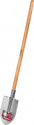 Лопата "Мастер-НС" штыковая из нержавеющей стали, деревянный черенок, ЗУБР,  ( 39443 )
