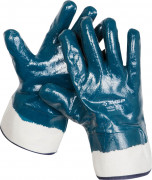 Перчатки ЗУБР рабочие с полным нитриловым покрытием, размер L (9),  ( 11270-L )