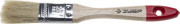 Кисть плоская ЗУБР "УНИВЕРСАЛ-СТАНДАРТ ", натуральная щетина, деревянная ручка, 25мм ,  ( 4-01001-025 )