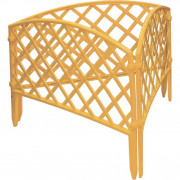 Забор декоративный "Сетка" 24 x 320 см, желтый Россия Palisad, ( 65001 )