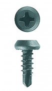 Саморезы КЛМ-СФ со сверлом для листового металла, 11 х 3.8 мм, 1 000 шт, фосфатированные, ЗУБР,  ( 4-300131-38-11 )