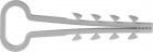 Дюбель-хомут для плоского кабеля ДХ-П, 12 мм, 100 шт, нейлоновый, ЗУБР, ( 30912-12  )
