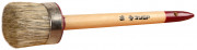 Кисть круглая ЗУБР "УНИВЕРСАЛ - МАСТЕР", светлая щетина, деревянная ручка, №16, 55мм,  ( 01501-55 )