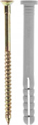 Дюбель-гвоздь полипропиленовый, цилиндрический бортик, 6 x 60 мм, 100 шт, ЗУБР,  ( 4-301365-06-060 )